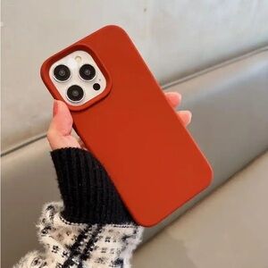 Sleek Red Phone Case